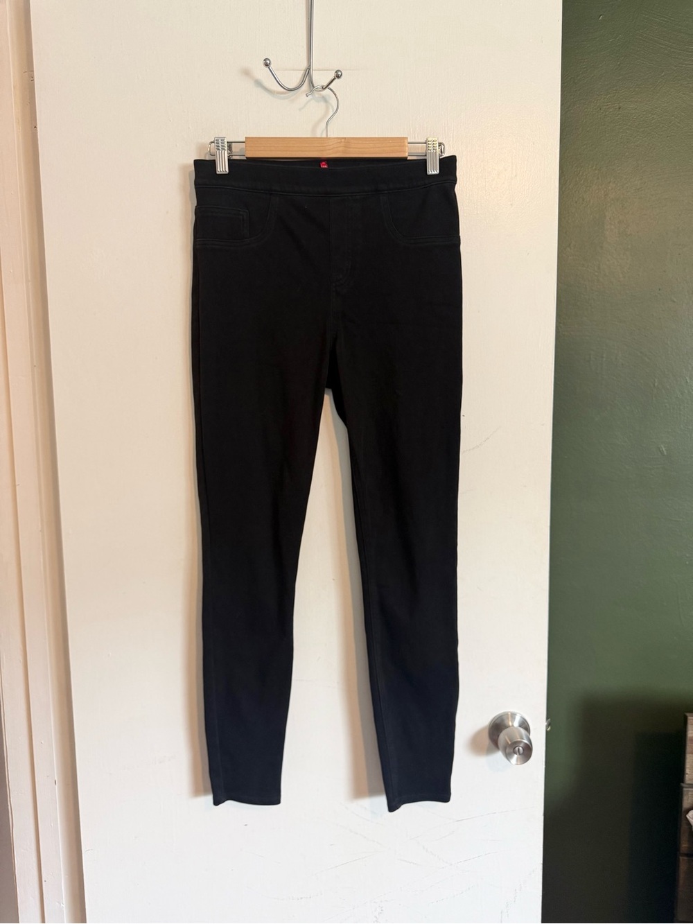 SPANX Black stretch Jean-ish Ankle Leggings jeggings Size medium Style 20018